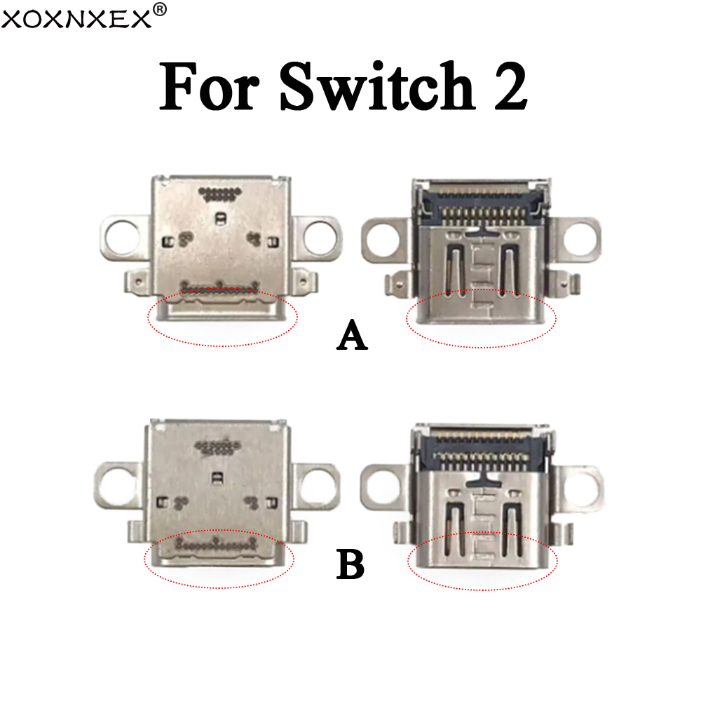 1/5/10pcs For Switch 2 NS 2 Charging Port Original Replacement USB Type C Charge Power Socket Jack Port