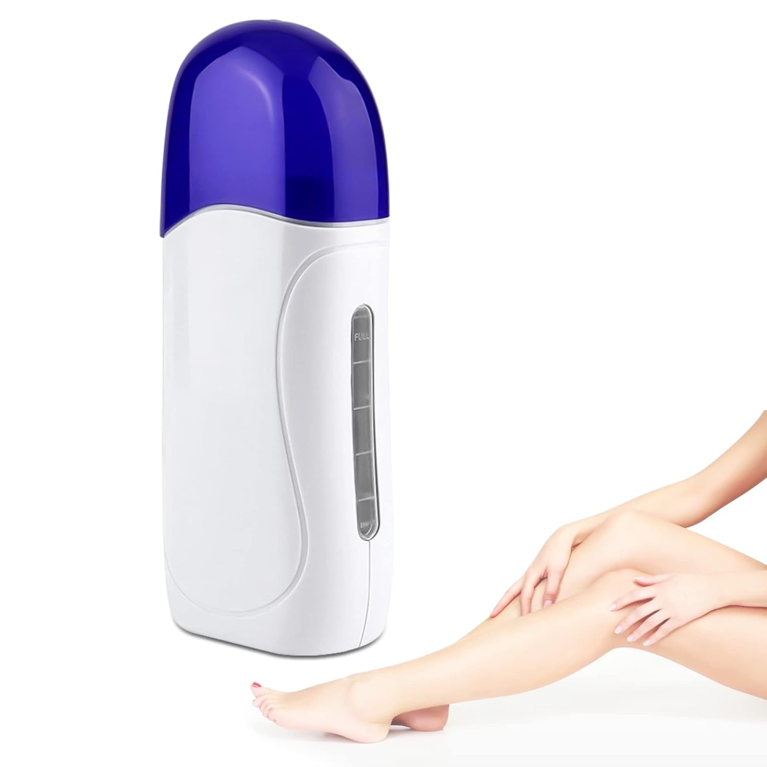Portable Wax Warmer for Hair Removal Electric Roll On Wax Heater Home Depilatory Waxing Kit for Women and Men by