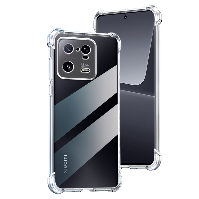 Phone Case For Mi 13 Ultra 12 Lite 12T Pro 11T 11Tpro Shockproof Ultra Slim TPU Soft Clear Back Cover Shell