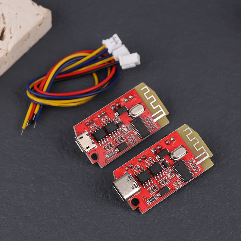 CT14 Bluetooth 4.2 Amplifier Board - 5W+5W Stereo Output, 3.7V-5V Operation with Type-C Charging Port, Mini Power Amp Module