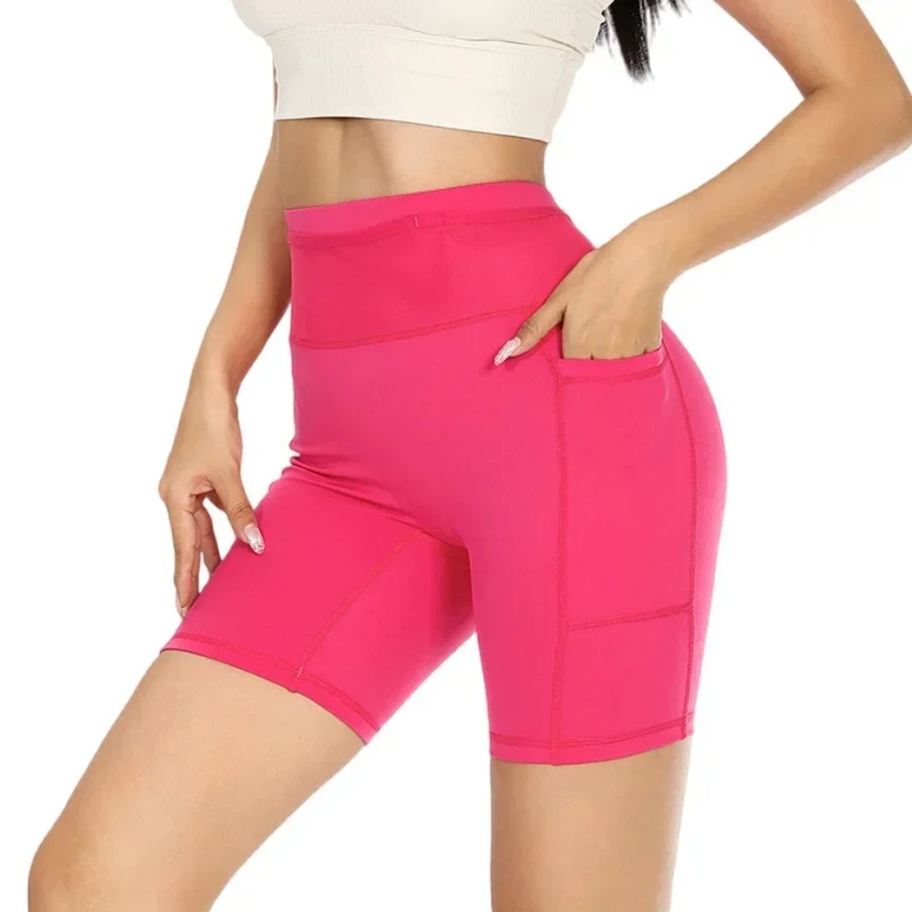 2026 Men Women Quick Dry Marathon Running Shorts with Waist Pack Compression Gym Tights Yoga Fitness Sport Short Pants gym