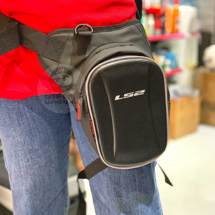 Motorcycle Ls2 Carbon Grain leg Bag