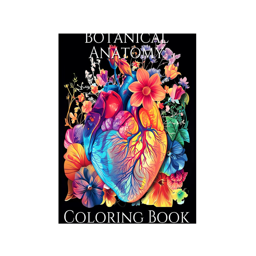 New Hot Selling A4 Plant Anatomy Coloring Book, Easy Simple Graffiti Fill-in Notebook