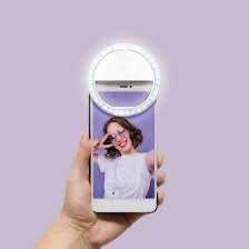 Original Heart Shaped LED Selfie Flash Light