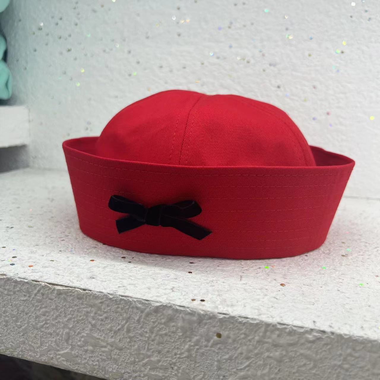 Fashion Hot New Products Bow Korean Sailor Hat Hot Style Jk Autumn Hat Women's Sweet Navy Hat High-end Octagonal Beret