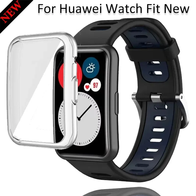 Original Silicone Strap for Huawei Watch Fit Smartwatch comfortable Replacement Watchband Protection Case Huawei Watch Fit New
