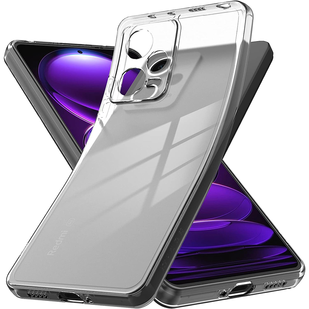 Ultra Thin Clear Silicone Soft Case For Redmi Note 12 Turbo 12S 11 11S 11T 10 10S Pro Plus Speed 12C 10A 10C Cover
