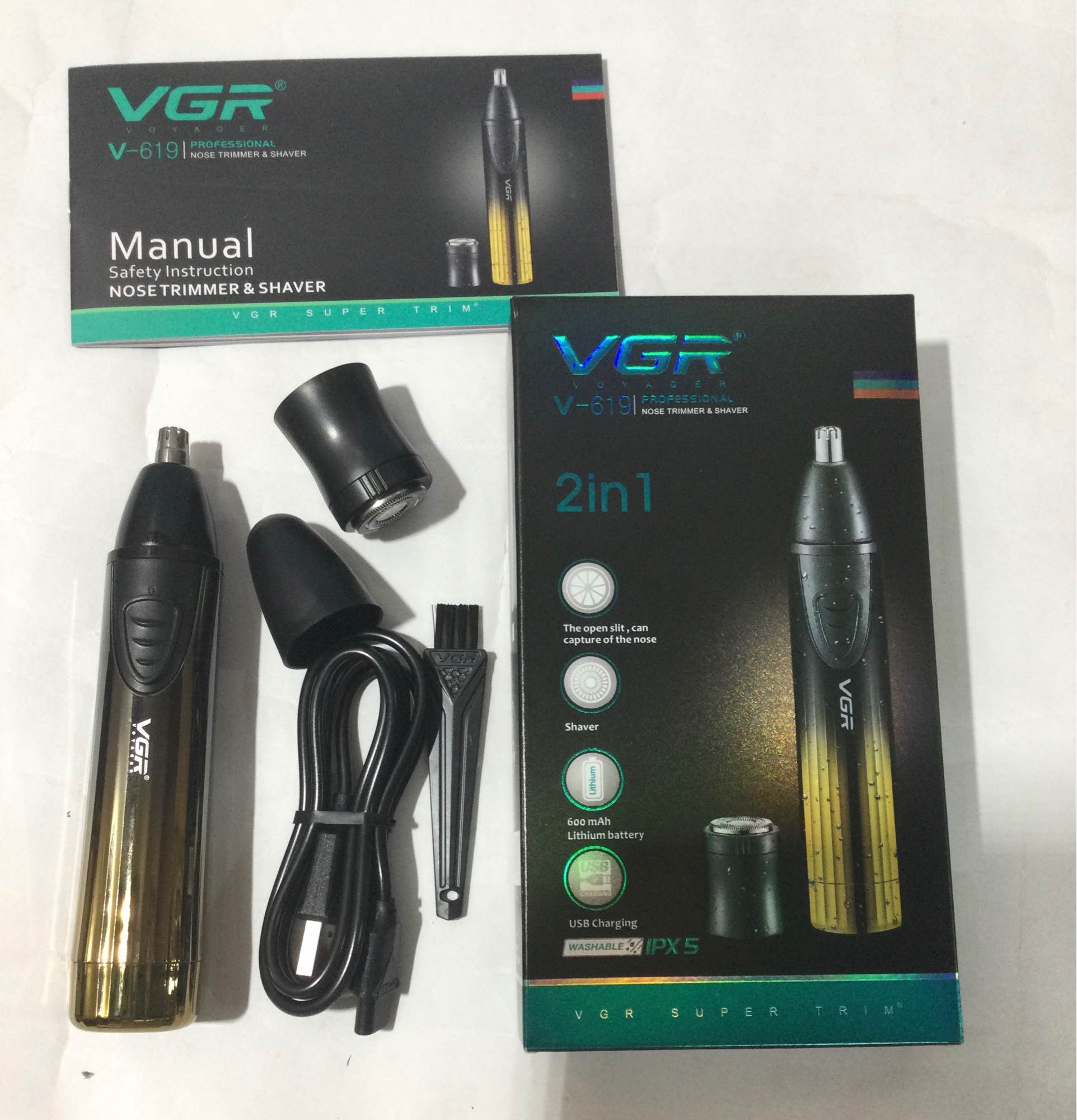 VGR v-619 professional Nose trimmer & shaver