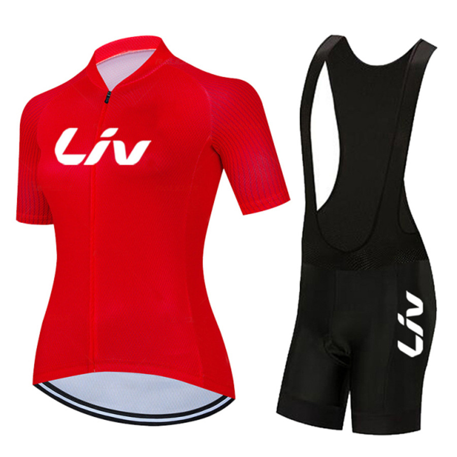 2025 Pro Team Women LIV Cycling Set Summer Women MTB Bike Cycling Clothing Bicycle Clothes Ropa Ciclismo Cycling Jersey Set