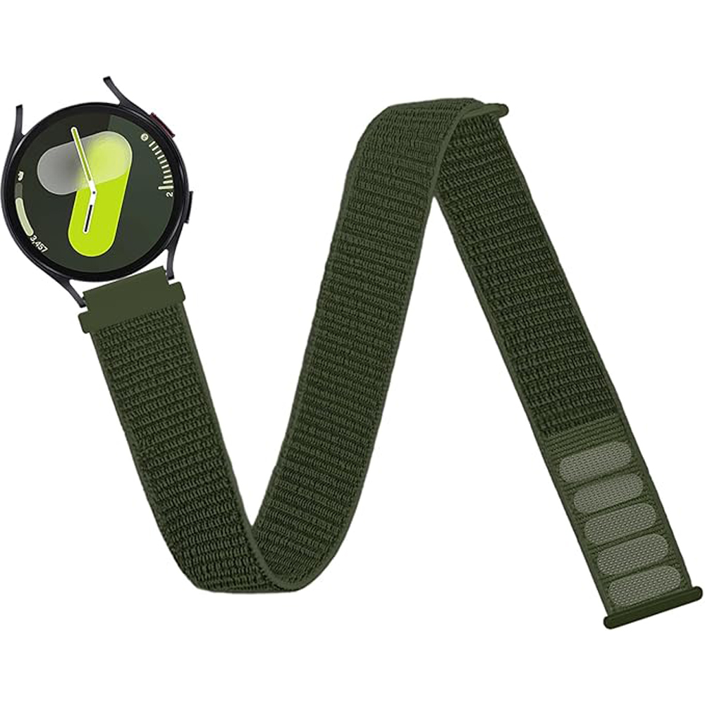 Nylon Loop Band For Samsung Galaxy Watch 7 6 5 4 44mm 40mm/5 pro/Active 2/S3 Sports 20 22mm bracelet Galaxy watch6 classic strap