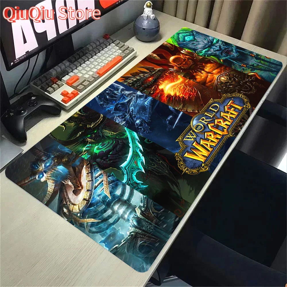 Natural Horde Alliance Mouse Pad Large Computer Desk Keyboard Mat HD World Of Warcraft Gaming Mousepad Speed Locking Edge