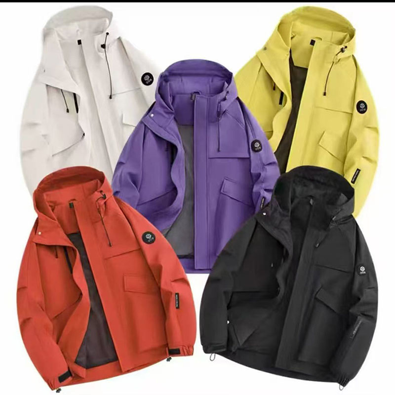 New Fashion Cargo Jacket Men's Hooded Zipper Windbreaker Coat Outdoor Sport Windproof Hiking Climbing Trekking Versatile Jacket royal cargo jacket jomsom jacket royal cargo jacket