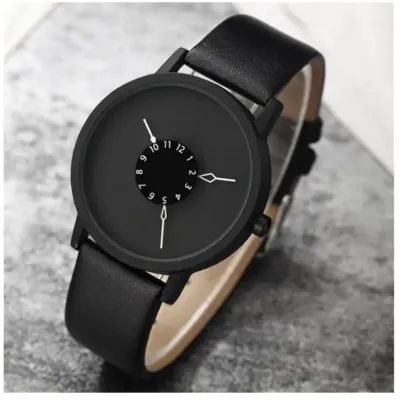 PAIDU Round Shape White Dial With White Belt Turntable,Fashionable Watch For Women