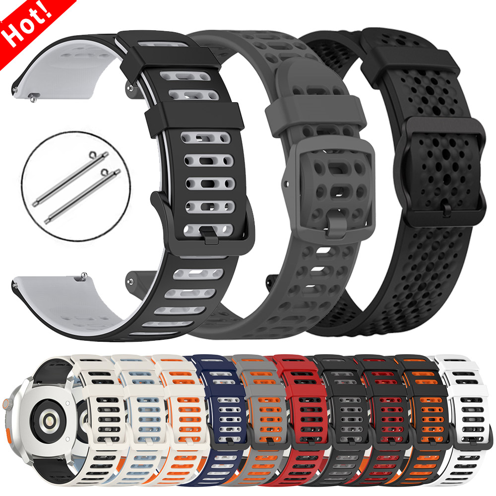 1Pcs 22mm Sports Bands For COROS PACE Pro APEX 2 Pro PACE 3 APEX 46mm Silicone Strap For Xiaomi Watch S4 S2 S3 Replace Bracelet