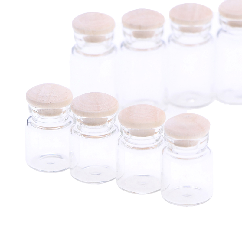 NEW 4Pcs/set Doll House Mini Candy Jar Kitchen Food Play Scene Transparent Storage Jar