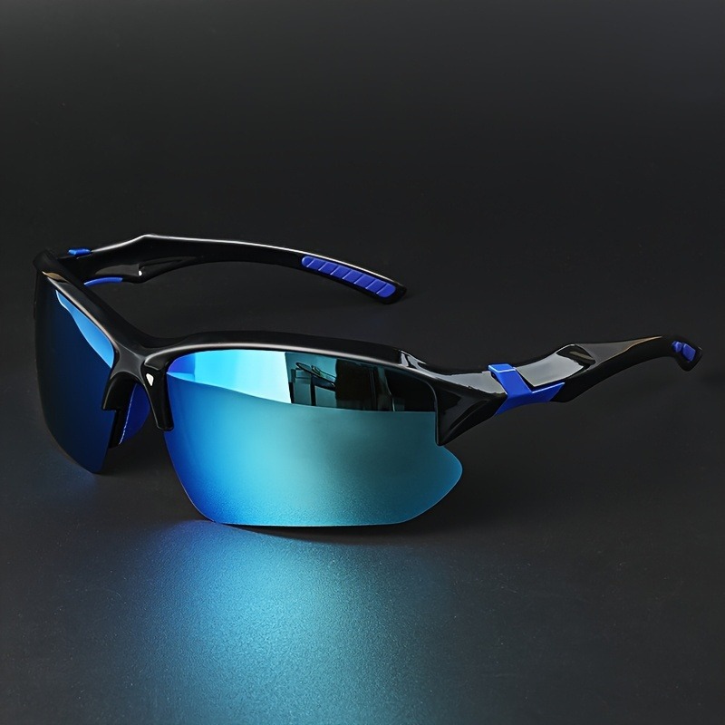 Casual Half Frame Fashionable Glasses for Outdoor Leisure Activities, Unisex Sunglasses Suitable for Driving and Cycling