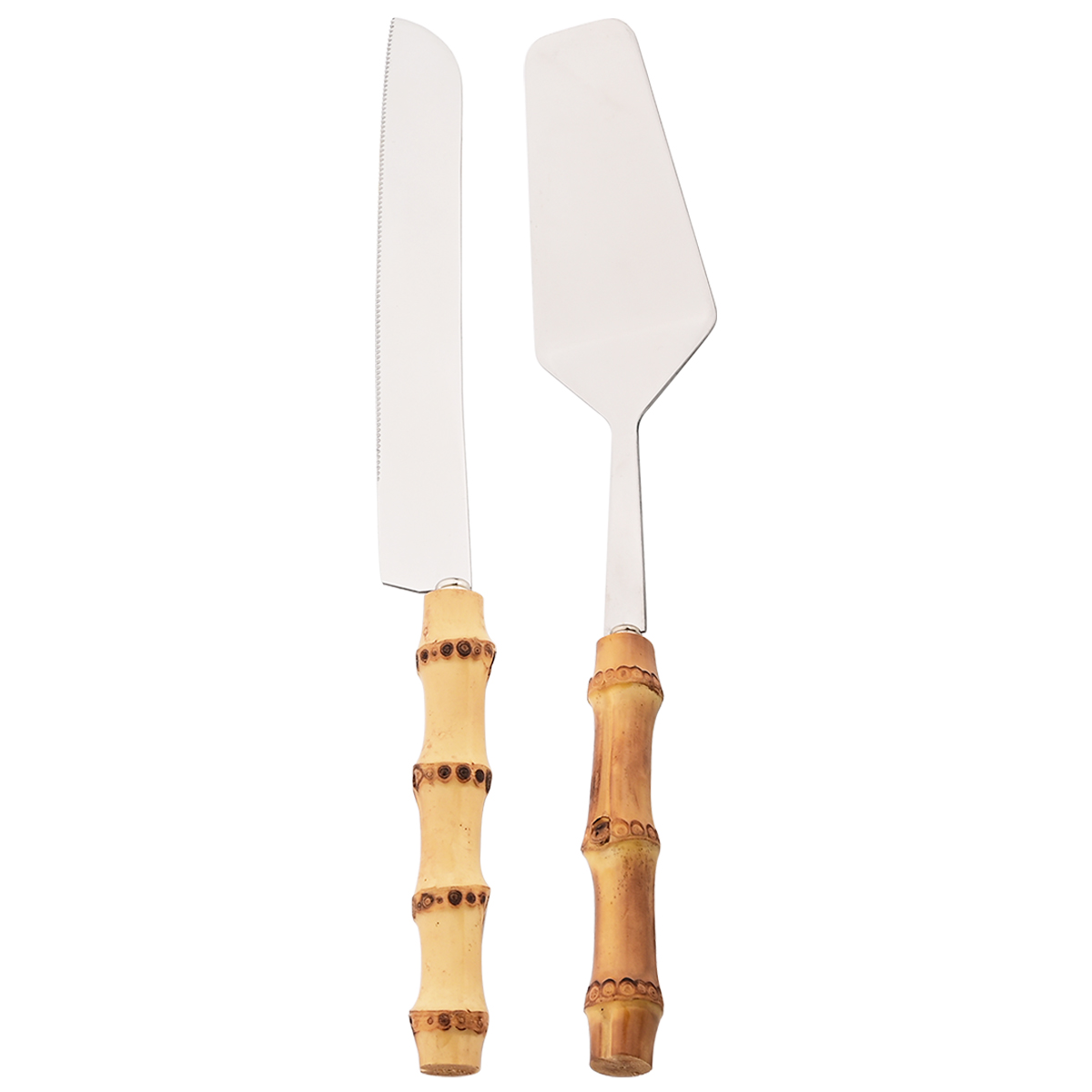 4Pcs Imitation Bamboo Handle Dinnerware Set Knife Fork Spoon Tableware Set Stainless Steel Cutlery Kitchen Flatware