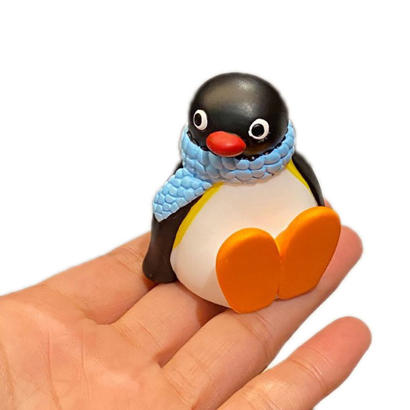 1Pc 6CM Kawaii Penguin Doll Car Interior Ornament Window Edge Center Console Decoration Accessories