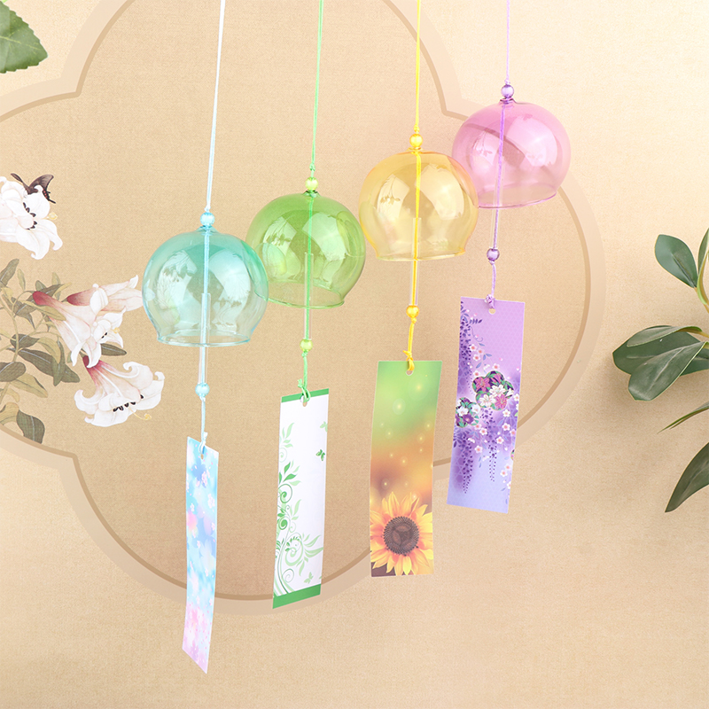 1Pc Wind Bells New Handmade Glass Wind Chime Birthday Home Decors Wind Chimes Japanese Style