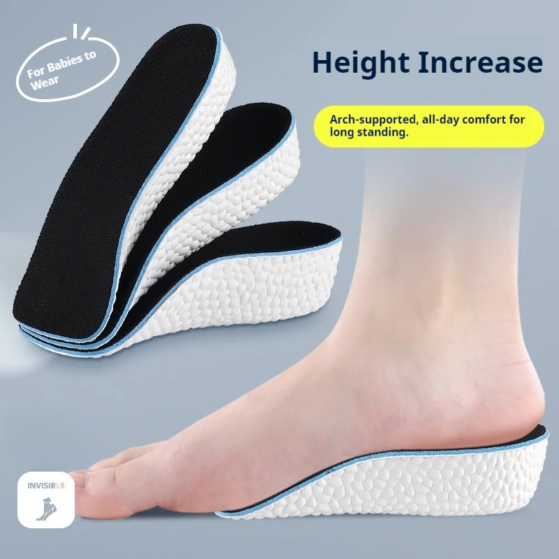 1Pair breathable comfortable insole Running Sports insoles soft shock-absorbing Shoe Sole Men Women Shoe Pads