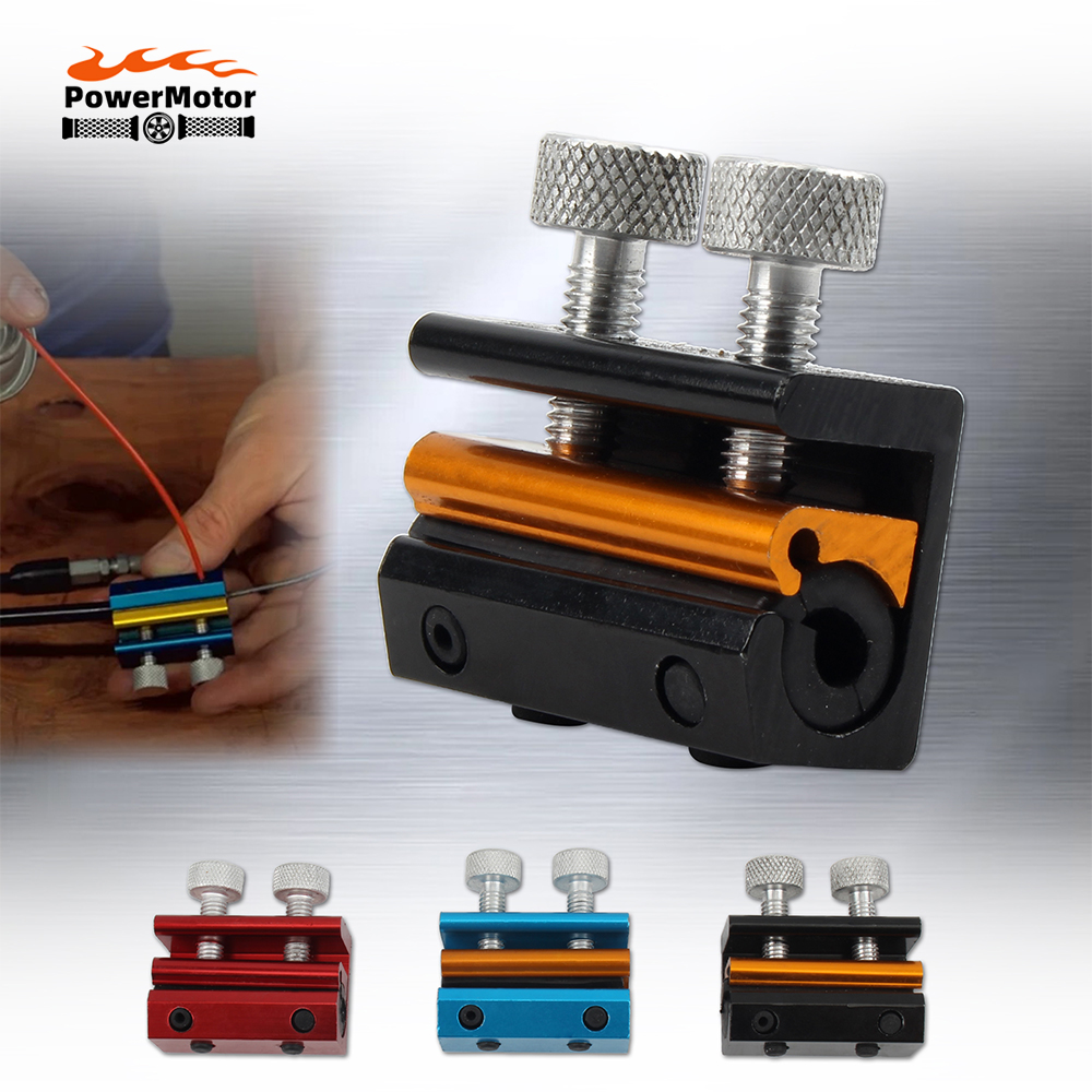 Motorcycle Throttle Clutch Brake Tool Lube Tool Aluminum Alloy Double Head Oil Clip Scooter Bike ATV Motocross Brakes Parts