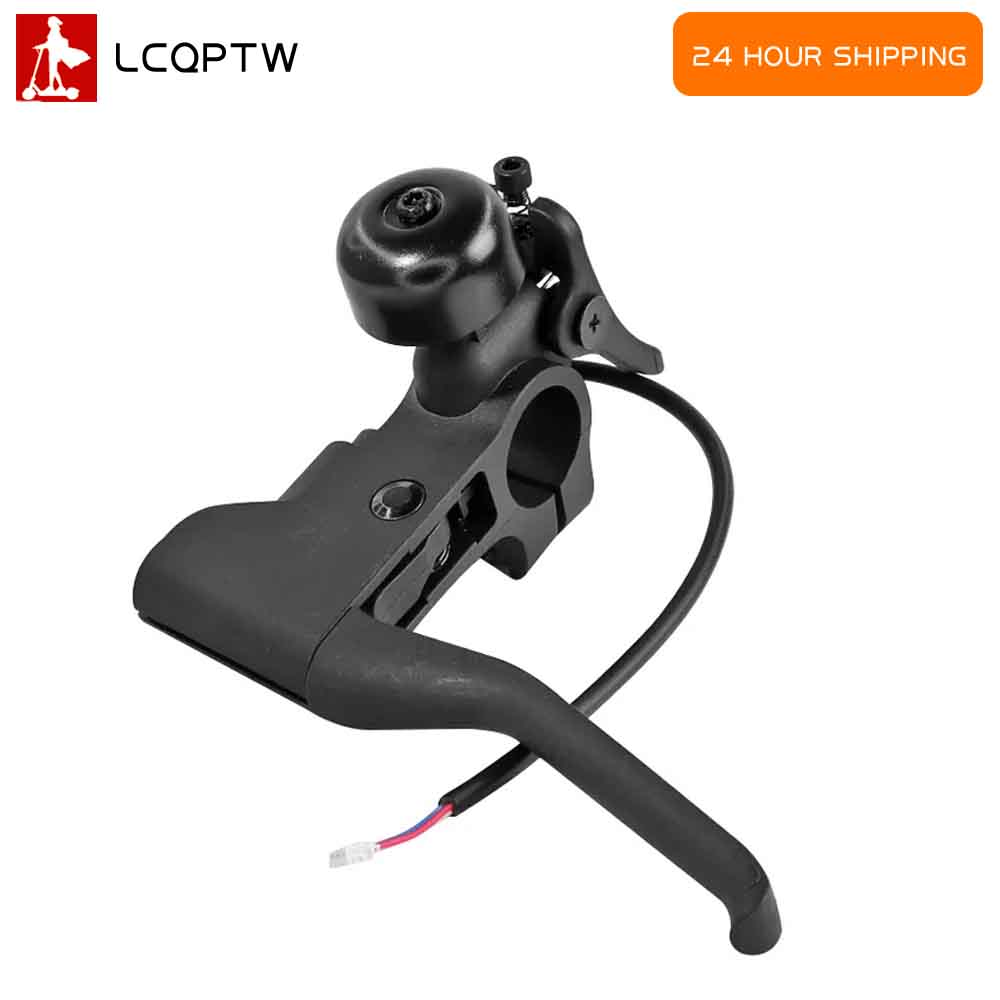 Scooter Brake Lever Handle For Ninebot F20 F25 F30 F40 Electric Scooter Skateboard Brake Handle With Bell Replacement