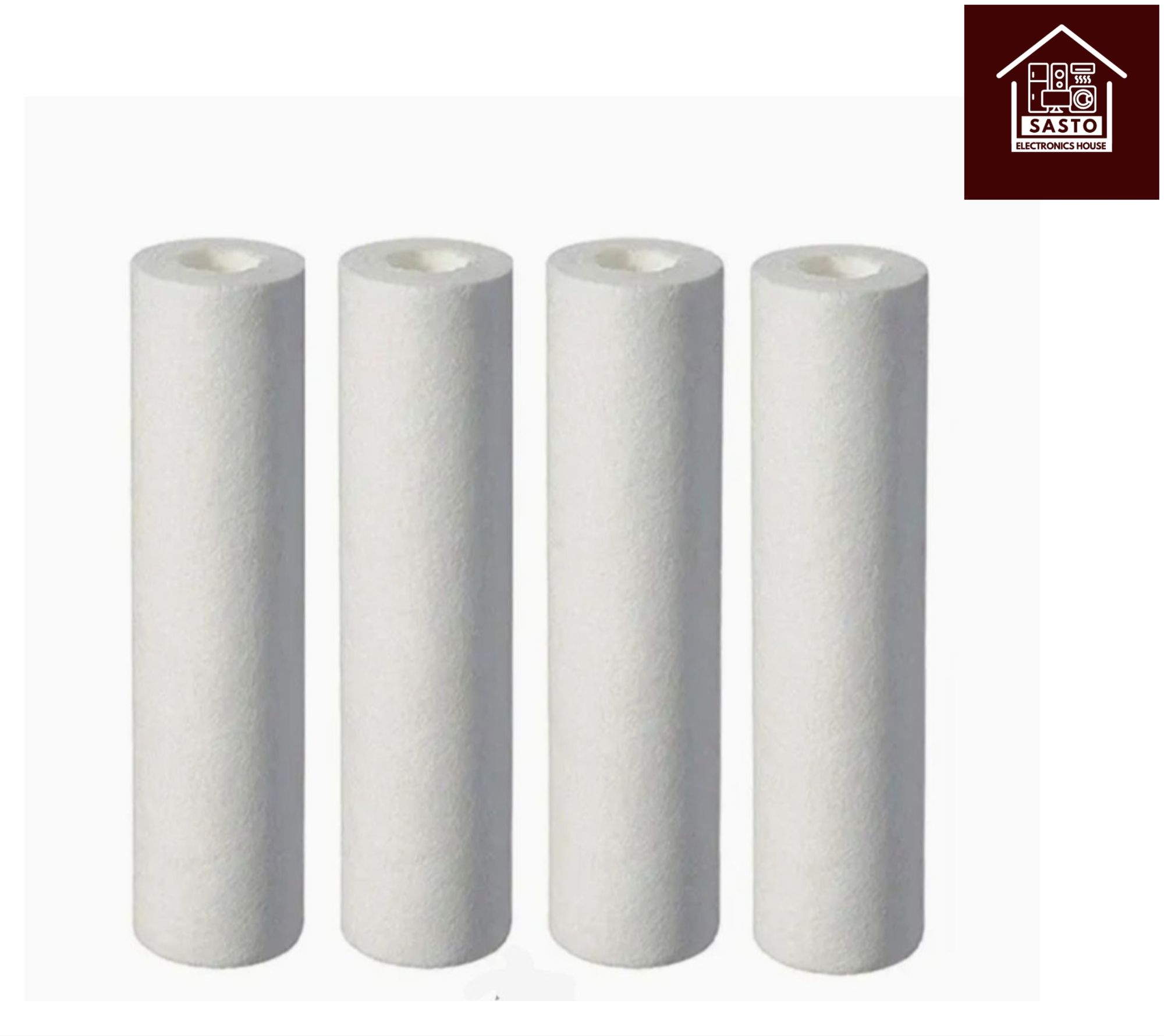 Pre Filter candle cartridge | Pack of 4 | 10" Sediment Filter Cartridge Suitable For All Types Of RO/UV Water Purifier |