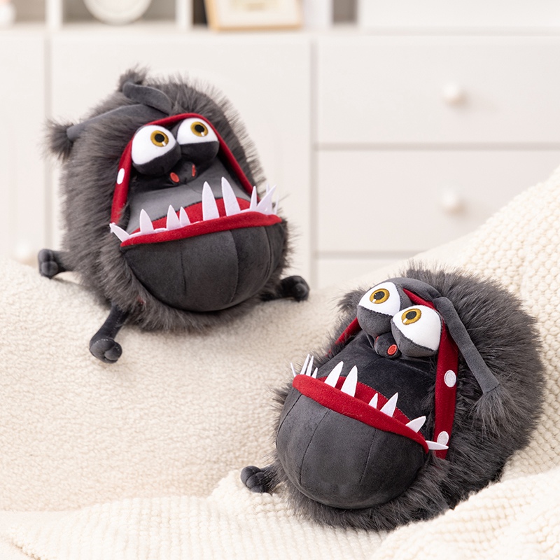 25cm New Gray Gru's Dogs Funny Kyle Dog High Quality Kawaii Doll Big Mouth Animals Cute Kids Ornament Toy Children Birthday