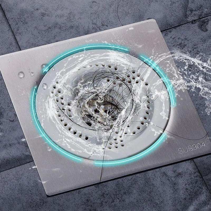 1Pcs New Household Vortex Floor Drain Filter Bathroom Sewer Hair Filter Toilet Drainage Anti-hair Universal
