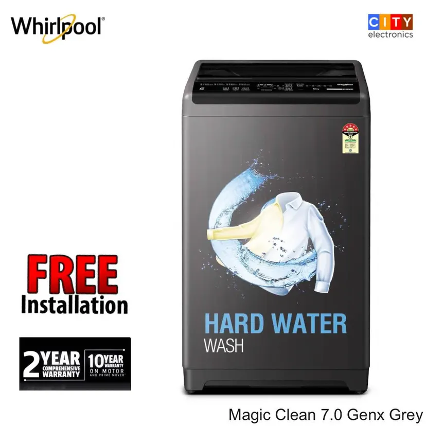 Aura 7 Kg Fully Automatic Front Load Washing Machine Comet 4.5 kg Free