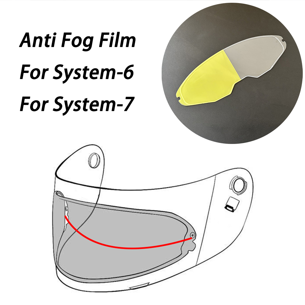 Motorcycle Helmet Visor Insert Anti-Fog Clear Fit For Airoh Commander 2