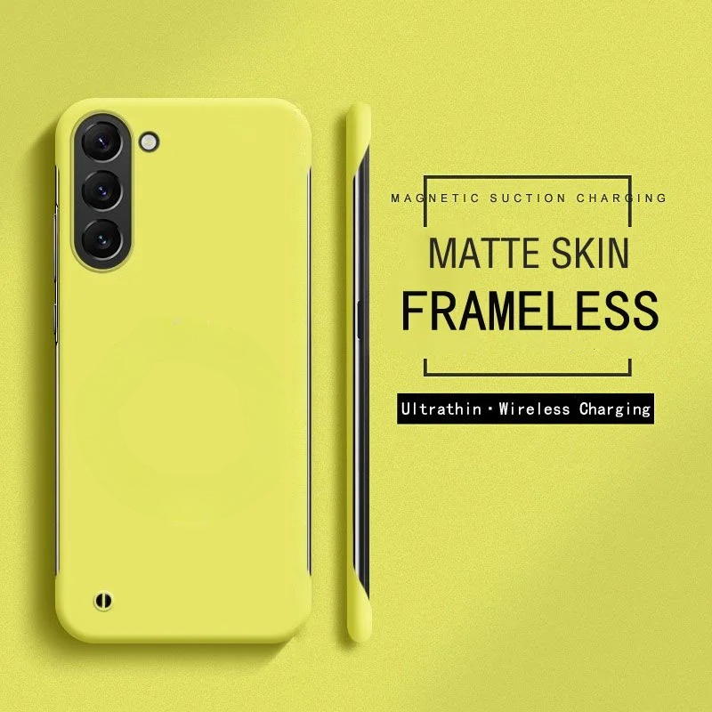 Ultra Thin Frameless Hard PC Phone Case For Samsung A55 A35 A15 A05S A54 A34 A24 A73 A53 A23 A52/S A32 A22 F05 M05 F55 M55 Cover