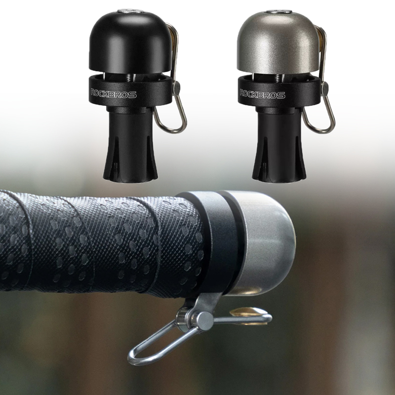 Bicycle Bell Aluminum Alloy Bell 80db Decibel MTB Road Bike Horn Bicycle Handle Bells Ring Suitable for 22.2mm handlebar Bell