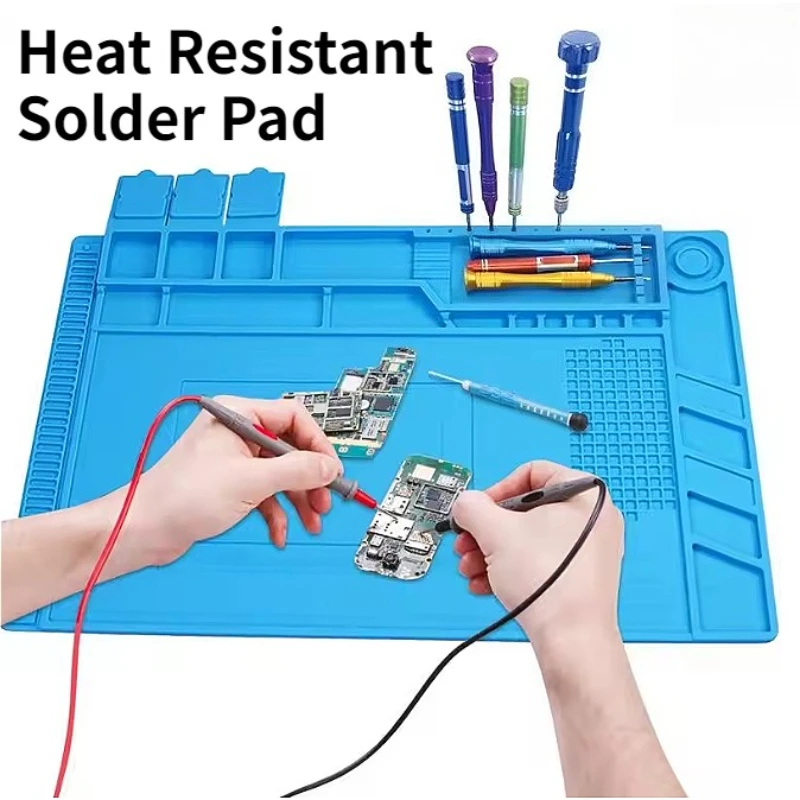 45*30CM Heat Insulation Working Mat Soldering Station Repair Pad Maintenance Magnetic Anti Static Electronic Repair Pad
