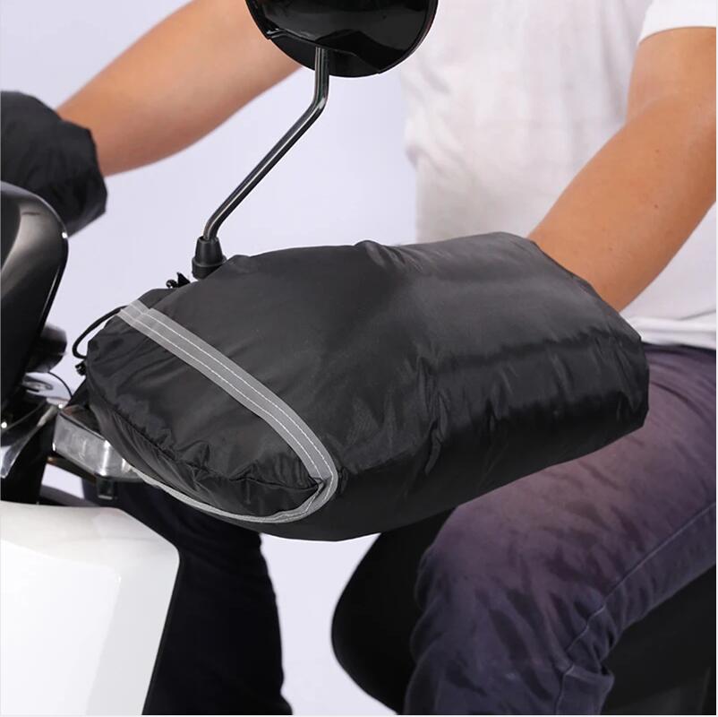 1Pair Windproof Rainproof Winter Keep Warm Handlebar Handle Guard Cover Gloves for Motorcycle Scooter Bicycle Bike