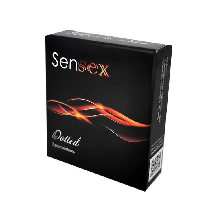 Sensex Dotted Additional Lubrication With Dotted Condom For Men