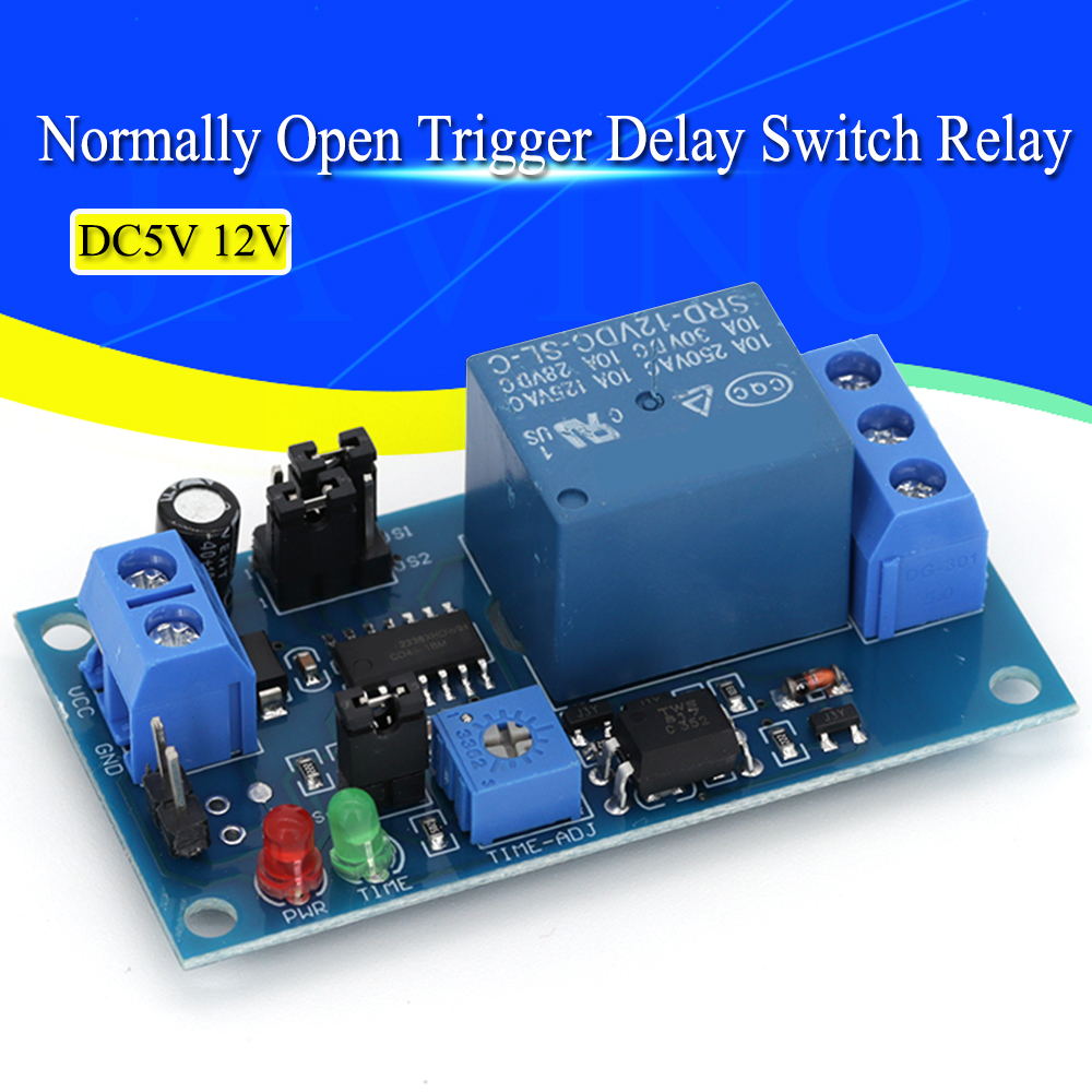 1-10Pcs Javino High Quality Delay Relay Delay Turn On / Delay Turn Off Switch Module with Timer DC 12V 5V Javino