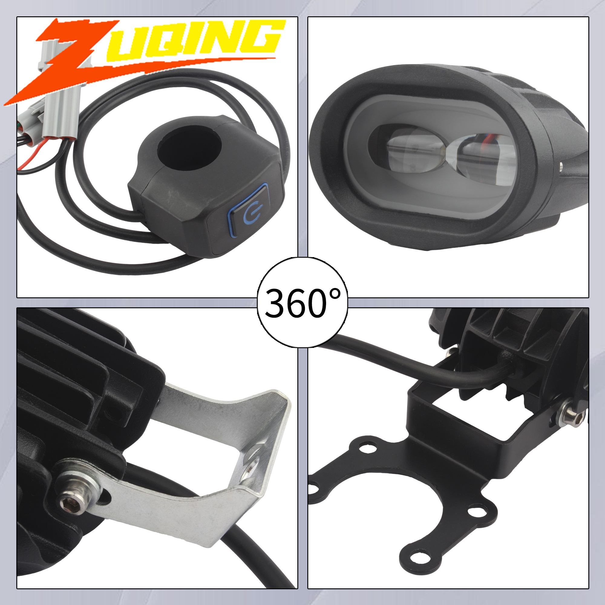 For Surron Electric Motorcycle Front Headlight For Sur Ron Light Bee X & Light Bee S For Segway X160 X260 HD Headlamp Accessorie
