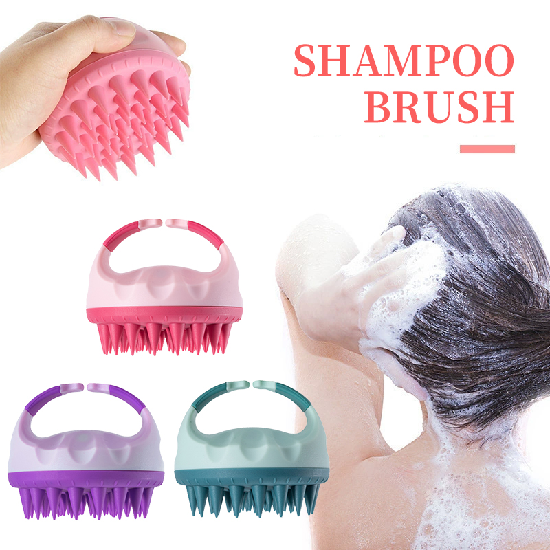 WANMEI Scalp Sc, Shampoo, Brush, Massager, Clean Scalp, Comb, Handle, Shampoo Brush, Scalp Exfoliating Brush, Massage Comb