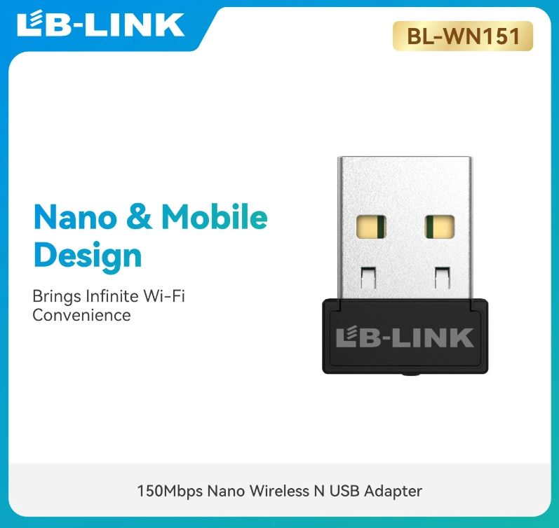 LB LINK 150 Mbps Wireless & USB WiFi Receiver