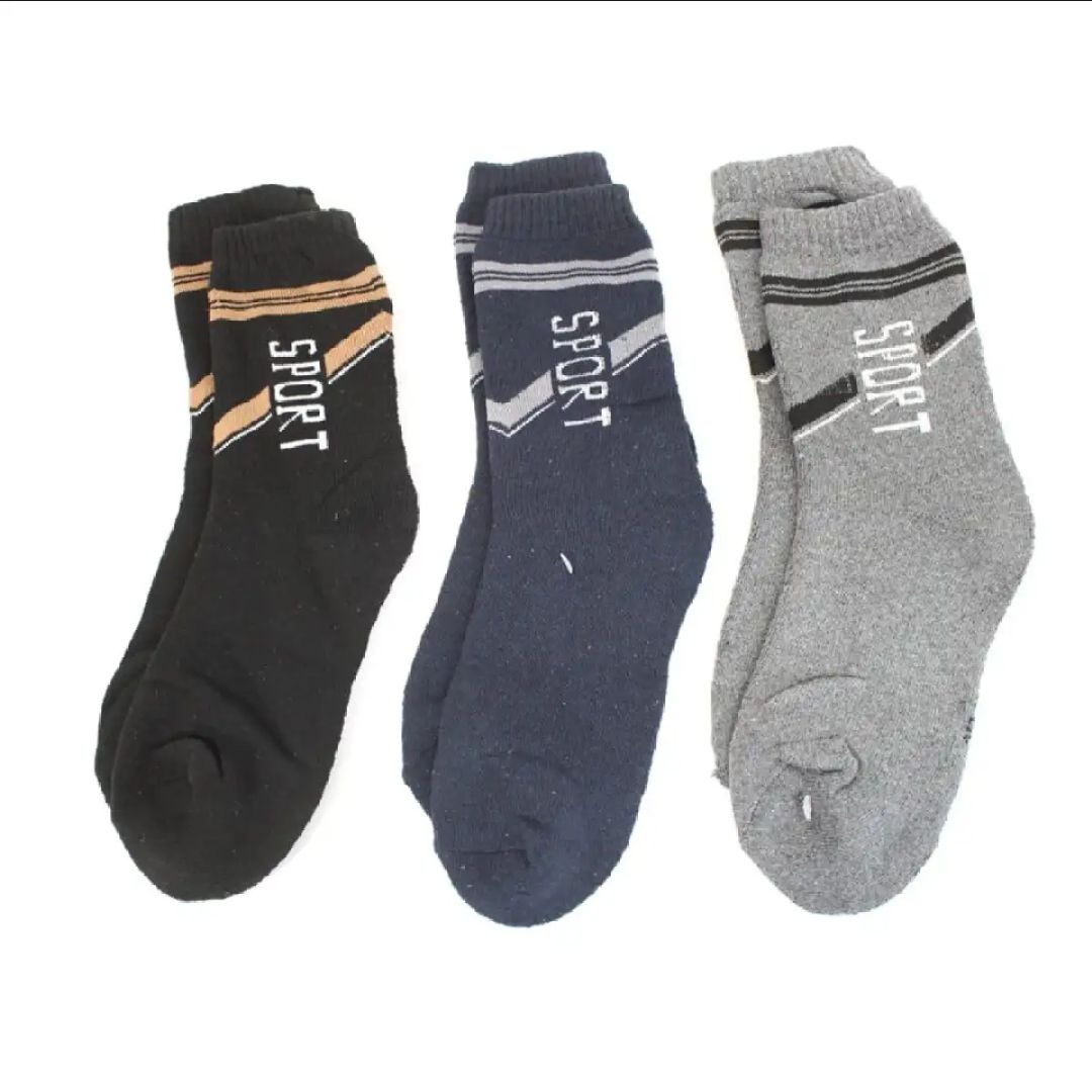 Sports Wniter Socks For Men (3 pair = 6 pcs)