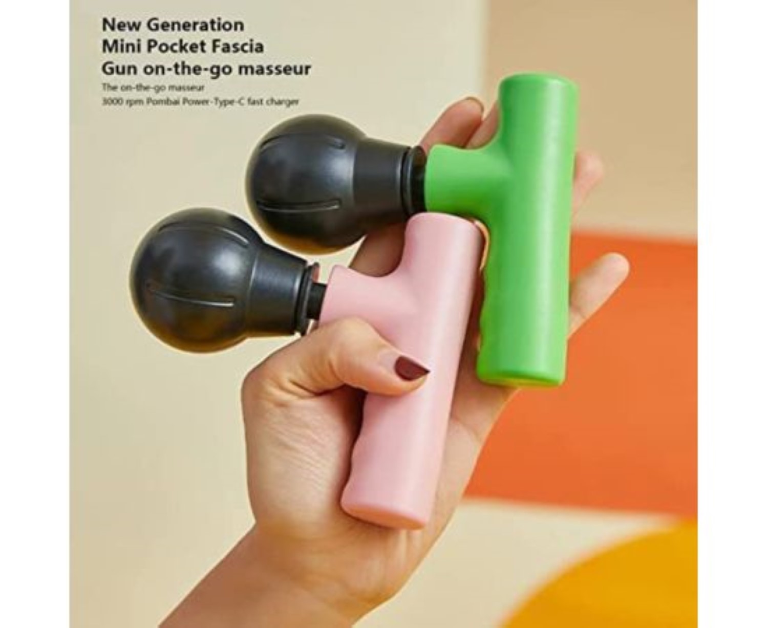 1 Pcs Mini Fascial Gun Deep Muscle Massager Mini Portable Suitable For Gym Office Muscle Relaxation And Massage Facial Gun| Sold By Kalika Deals