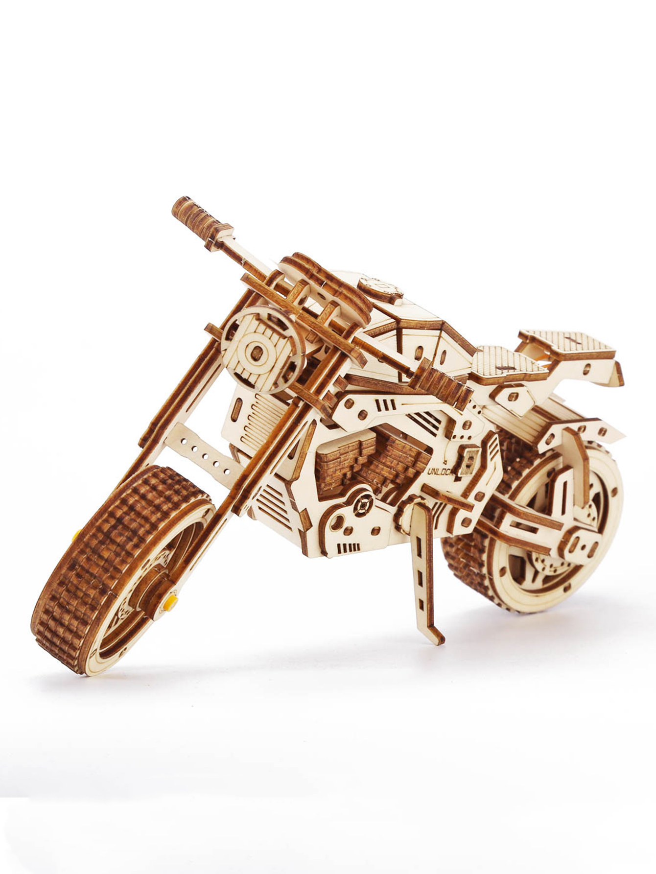 3D Wooden Puzzle Motorcycle Model Kits To Build Wooden Construction Handmade Craft Unique