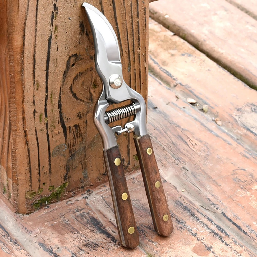 1pc Carbon Steel Pruning Shears Comfort Grip Garden Trimmer for Fast Tree Branch Cutting Pruning Shears Tree Trimming
