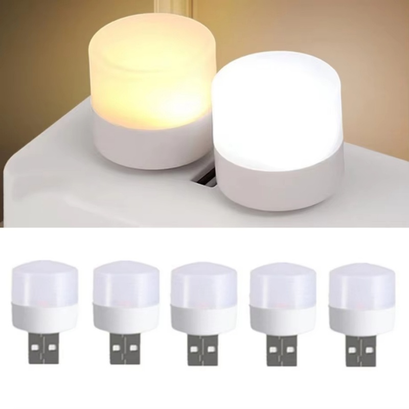 1/5/10Pcs Filament 5V Night Light USB Light LED Camping Lights Outdoor Portable Lamp for Charging Treasure Notebook Power Light