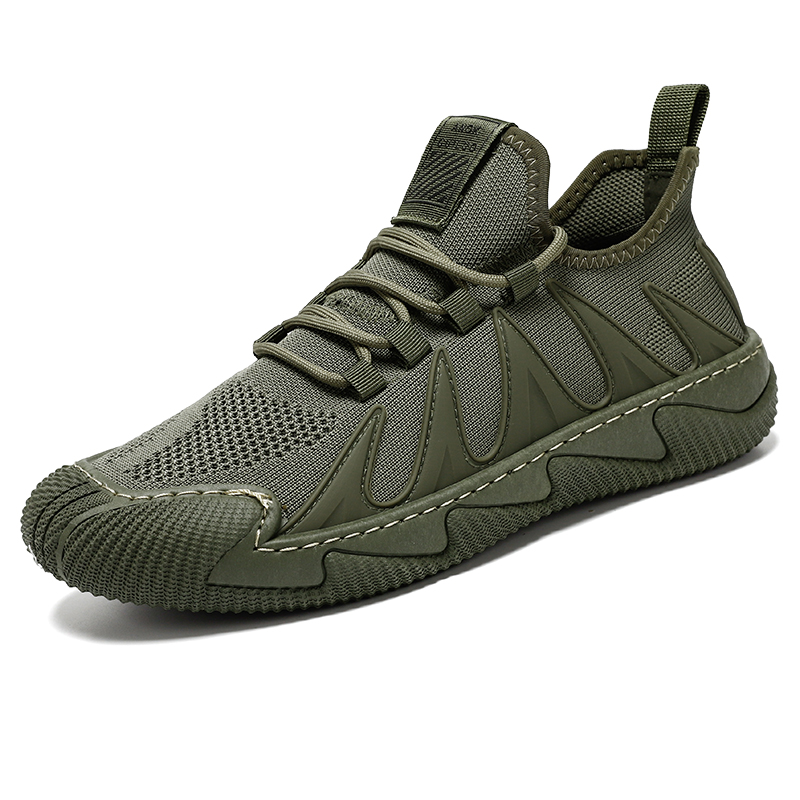 ( Green/40 ) Males sneakers casual lightweight mesh sports shoes summer new men outdoor soft sole Anti slip Breathable comfort running shoes Bles Online DZ-13A.01