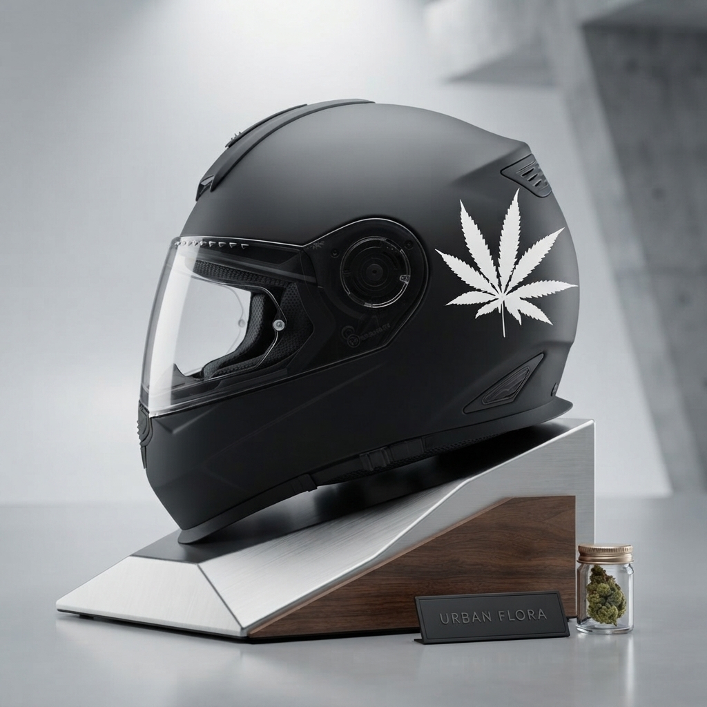Decorative Vinyl Sticker for Laptop, Car, Helmet & Bike - Leaf Design