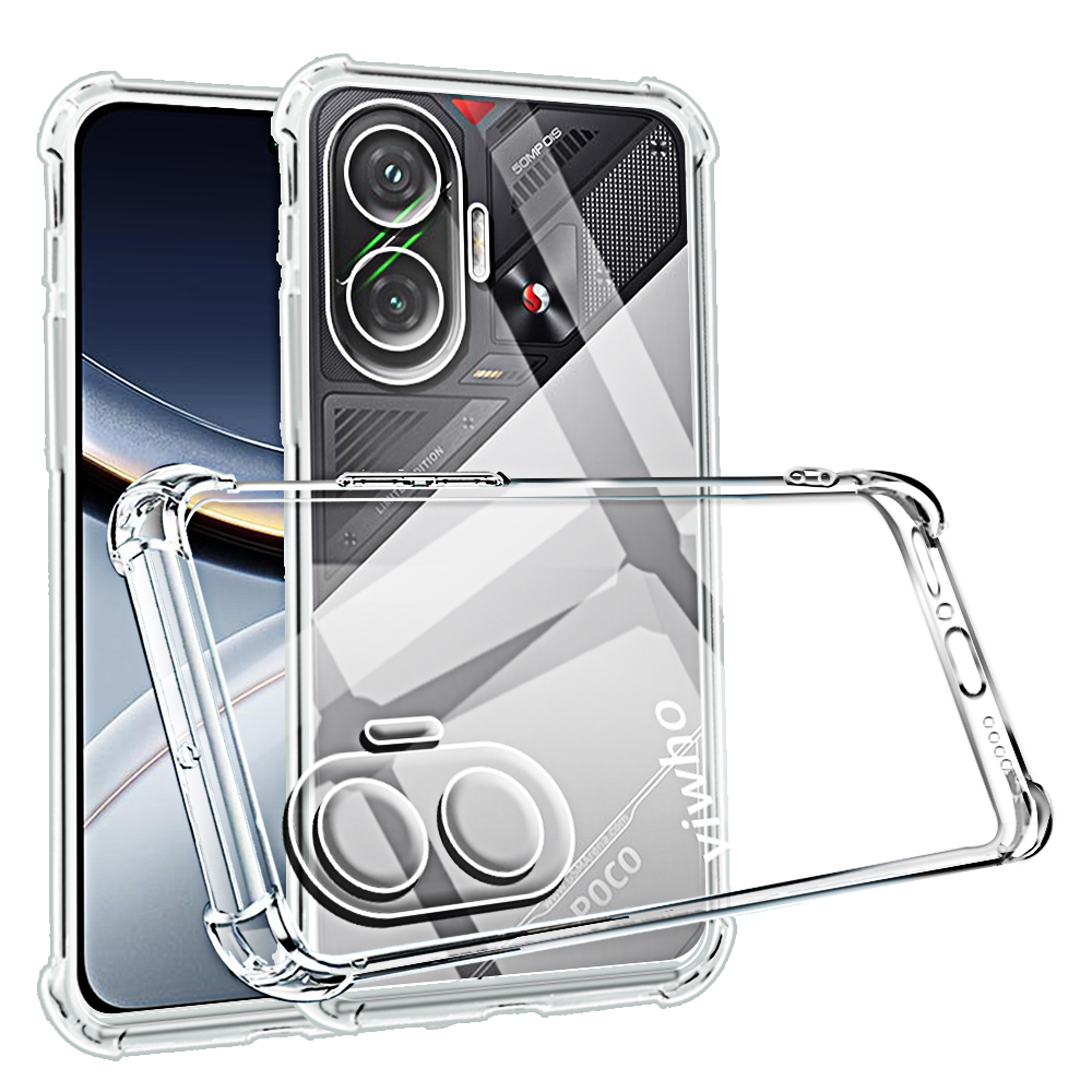For Poco F7 5G F7Pro F7ultra Protective Transparent Phone Case Clean Back Cover Poco Pocophone Protector F7 F6 F5 Pro