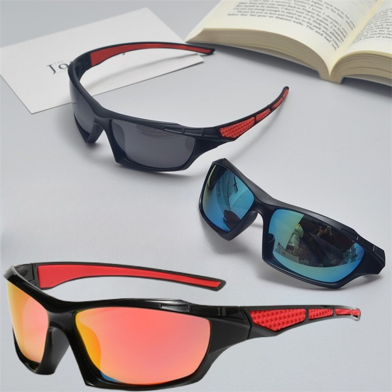 2PCS UV400 Fashion Sports Sunglasses Polarized UV Protection Men and Women UV400 Eyewear Anti-Glare Fishing Cycling Sun Glasses dr. eyemo