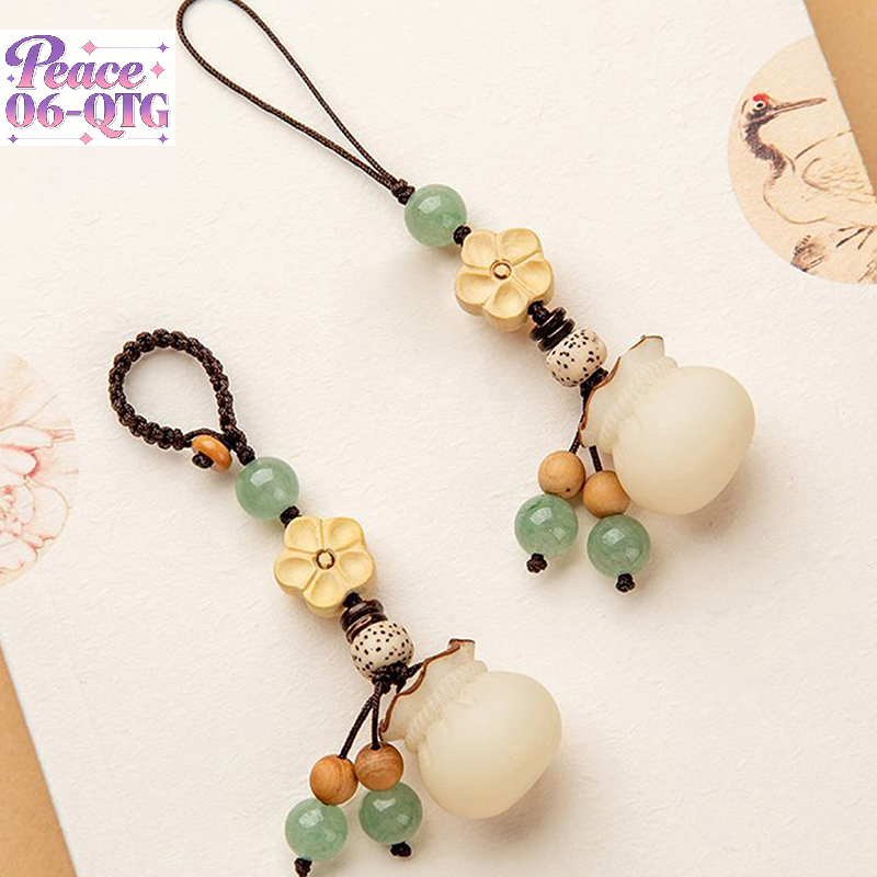 Hot Sale 1pc Creative Lucky Bodhi Flower Phone Chain Chinese Style Good Luck Fortune Bodhi Pendant Phone Charms Decoration pen gpt